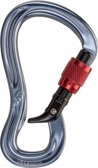 Black Diamond - Gridlock Screwgate - HMS-Karabiner grau