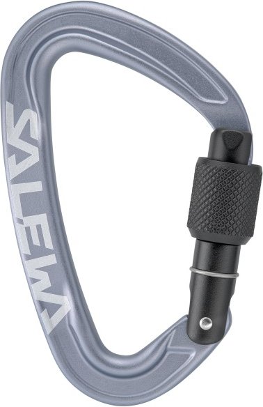Salewa - Ortles Screw Carabiner - Schraubkarabiner grau