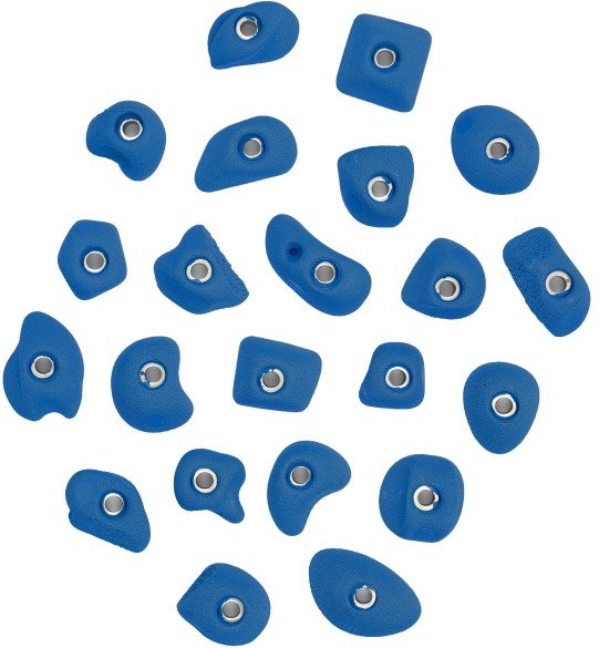 KMZ Holds - Set 3 - 22er Set S Klettergriffset blau