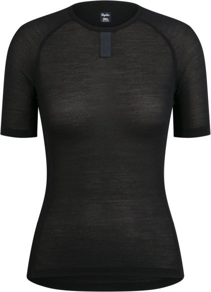 Rapha - Women's Merino Lightweight Base Layer S/S - Merinounterwäsche Gr M schwarz