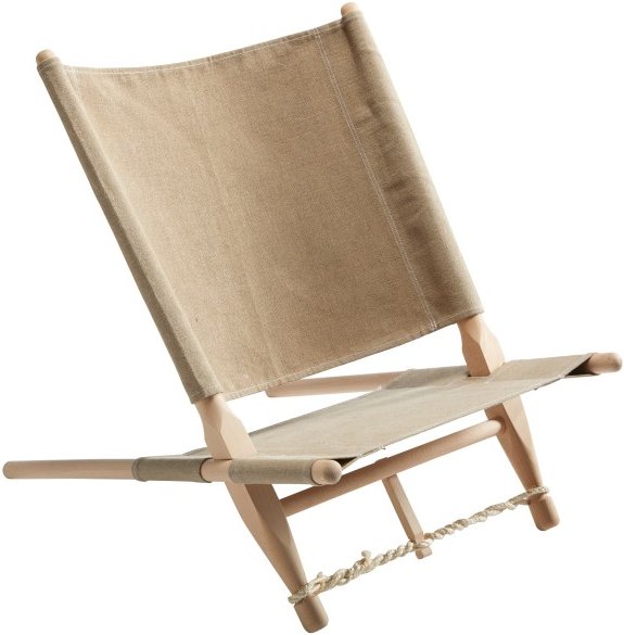 Nordisk - Moesgaard Wooden Chair - Campingstuhl beige