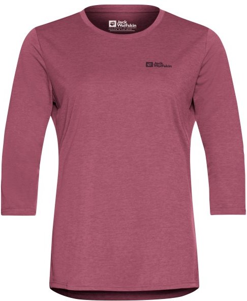 Jack Wolfskin - Women's Crosstrail 3/4 Tee - Longsleeve Gr M lila/rot