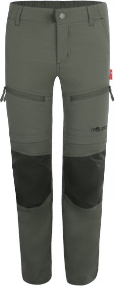 Trollkids - Kid's Nordfjord Zip-Off Pants - Trekkinghose Gr 140 oliv