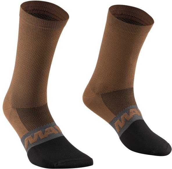 Mavic - Essential Mid Socks - Radsocken Gr 35-38 braun