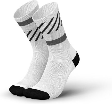 INCYLENCE - Running Disrupts - Laufsocken Gr 43-46 grau/weiß