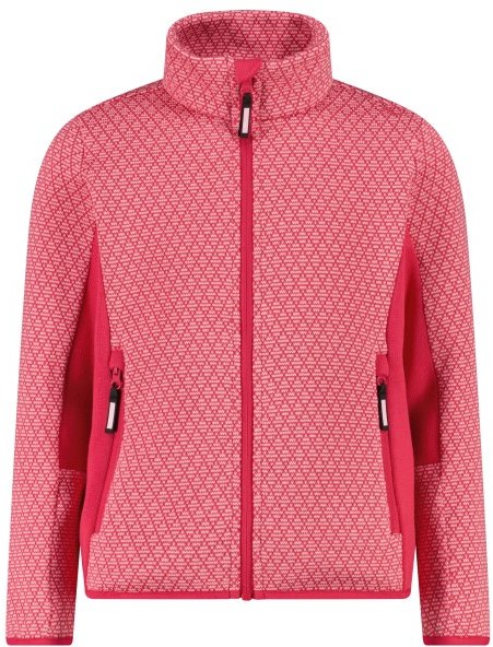 CMP - Girl's Jacket Jacquard Knitted 35H1595 - Fleecejacke Gr 164 rosa