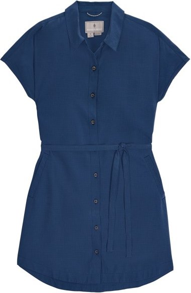 Royal Robbins - Women's Camino Pucker Dress - Kleid Gr L blau