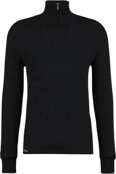 Thumbnail - Woolpower - Zip Turtleneck 400 - Longsleeve Gr XL schwarz