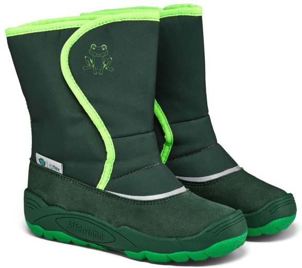 Affenzahn - Kid's Schneestiefel Vegan Freezy - Winterschuhe Gr 21 grün