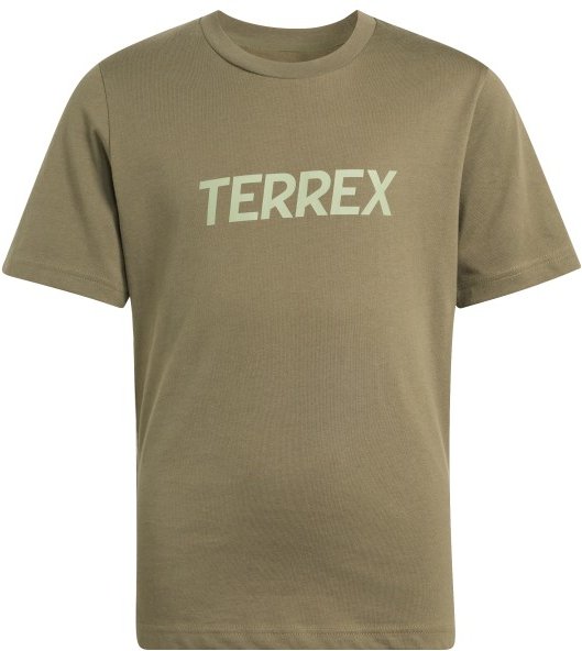 adidas Terrex - Kid's MT Logo Tee - T-Shirt Gr 140 beige/oliv