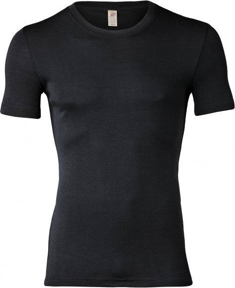 Engel - Shirt S/S - Merinounterwäsche Gr 50/52 schwarz