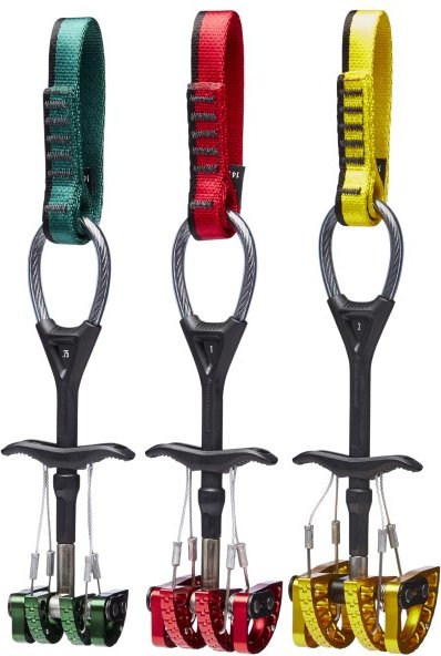 Black Diamond - C4 Cam Set 0.75-2 - Klemmgerät grün/gelb