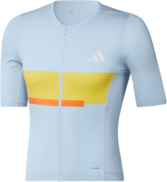 adidas - Tempo Jersey Neo - Radtrikot Gr S grau/blau