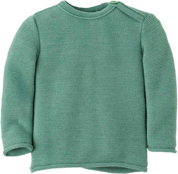 disana - Kid's Melange-Pullover - Merinopullover Gr 74/80 türkis