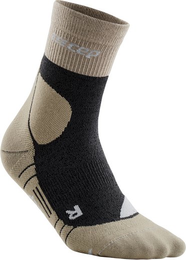 CEP - Women's Hiking Merino Mid-Cut Socks - Kompressionssocken Gr II schwarz