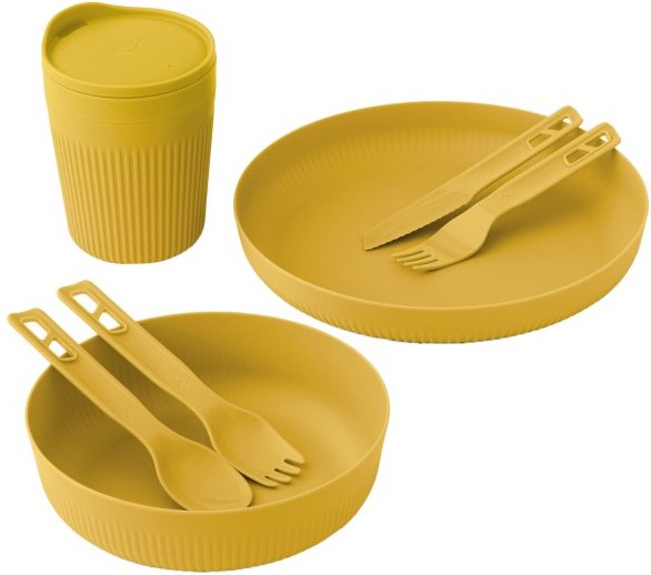 Sea to Summit - Passage Dinnerware Set 1 Person (7 Piece) - Geschirr-Set gelb