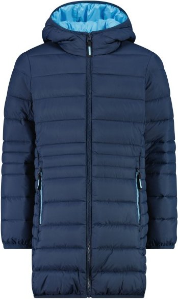 CMP - Girl's Down Coat Fix Hood Taffeta - Mantel Gr 116 blau