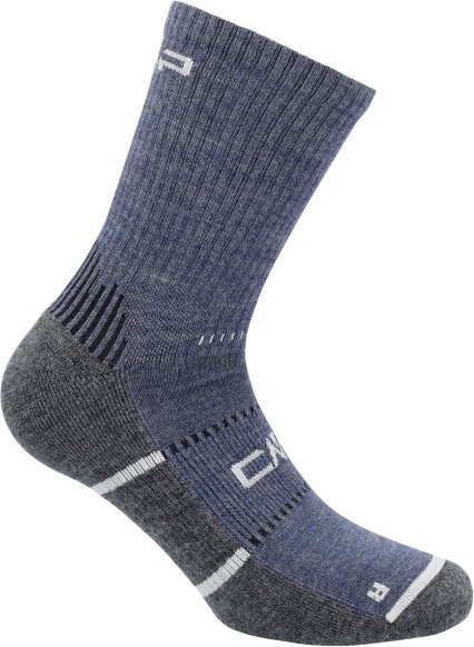 CMP - Trekking Sock Merinos - Wandersocken Gr 43-45 blau
