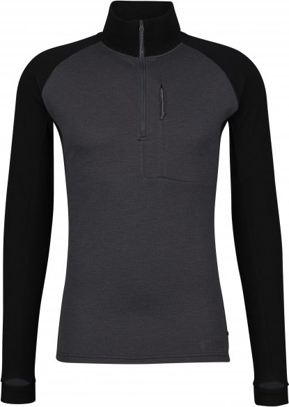 Stoic - Merino260 StadjanSt. Zip Pullover - Merinopullover Gr 3XL grau/schwarz
