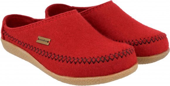 Haflinger - Blizzard Credo - Hüttenschuhe Gr 45 rot