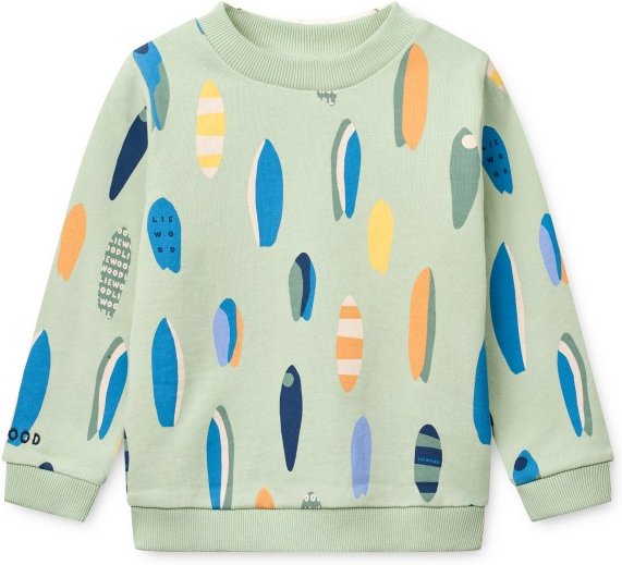 LIEWOOD - Kid's Thora Printed Sweatshirt - Pullover Gr 122-128 grün