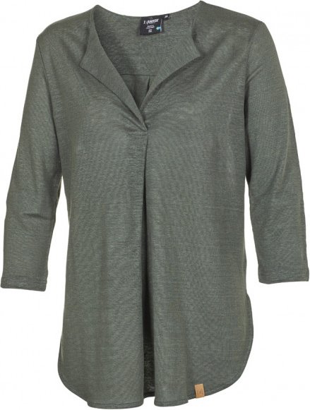 Ivanhoe of Sweden - Women's GY Ilse - Bluse Gr 36 oliv/grau