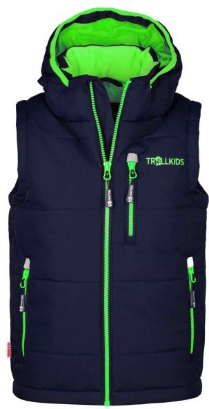 Thumbnail - Trollkids - Kid's Narvik Vest XT - Kunstfaserweste Gr 152 blau