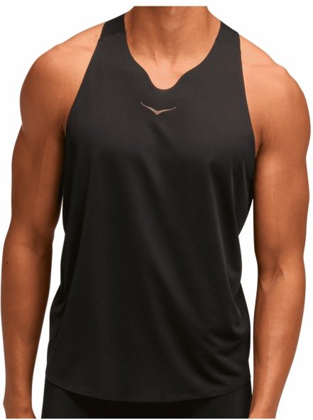 HOKA - Race Day Singlet - Laufshirt Gr S schwarz