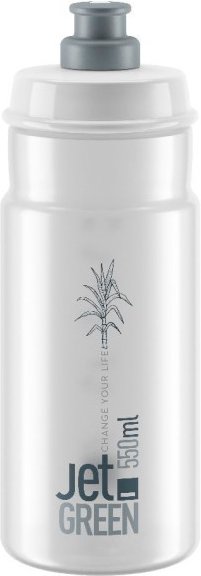 Elite - Jet Green - Fahrrad Trinkflasche Gr 750 ml grau/weiß