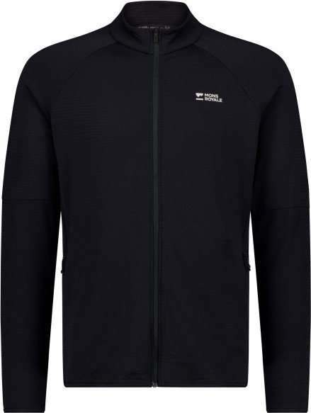 Mons Royale - Quad Merino Fleece Jacket - Merinojacke Gr S schwarz