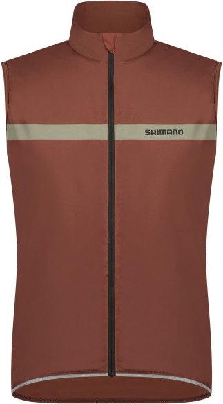 Thumbnail - Shimano - Evolve Wind Vest Insulated - Fahrradweste Gr S braun