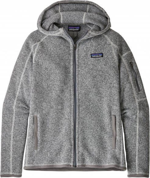 Patagonia - Women's Better Sweater Hoody - Fleecejacke Gr M grau