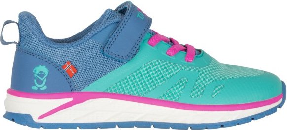 Trollkids - Kid's Alesund Sneaker - Freizeitschuhe Gr 35 aquamarine /rosa