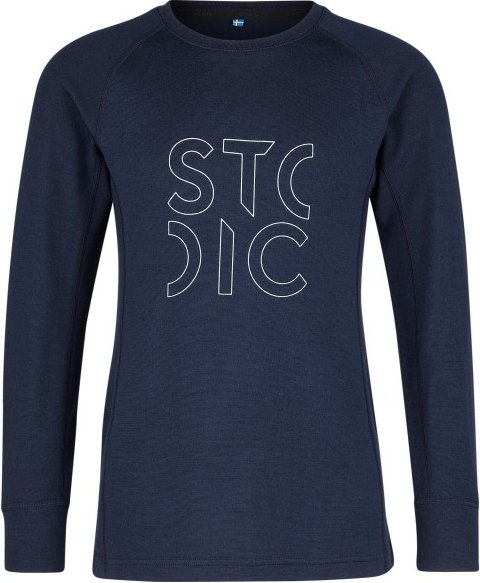 Stoic - Kid's Merino240 BengtSt. L/S - Merinounterwäsche Gr 140 blau