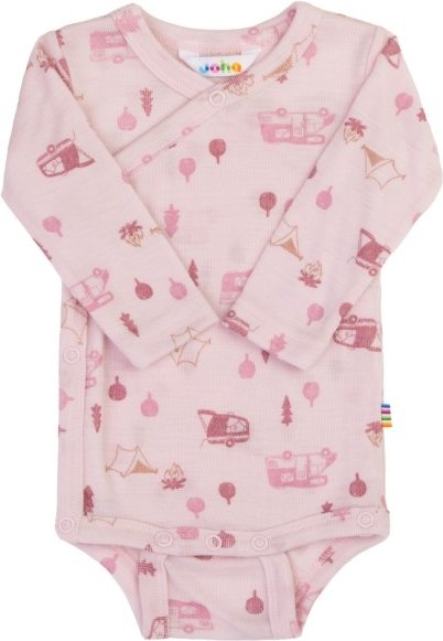 Joha - Kid's Wrap Around Body AOP - Merinounterwäsche Gr 50 rosa