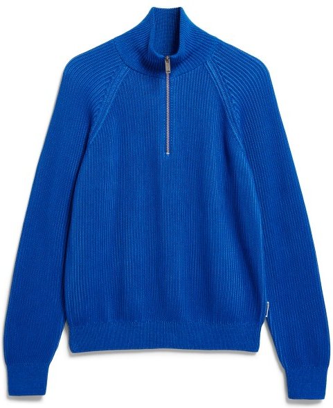 ARMEDANGELS - Women's Troyer Vanisé Knit Sweater - Pullover Gr S blau