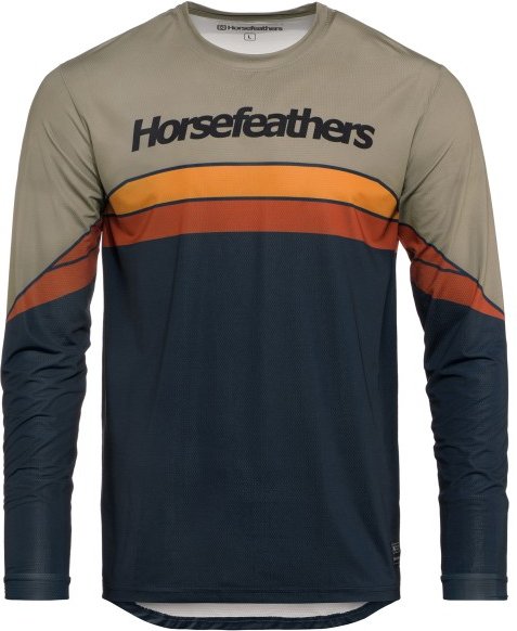 Horsefeathers - Quantum L/S Bike Jersey - Radtrikot Gr S blau