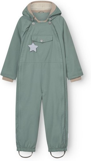 Mini A Ture - Kid's Matwisto Fleece Lined Coverall - Overall Gr 92 - 2 Years türkis