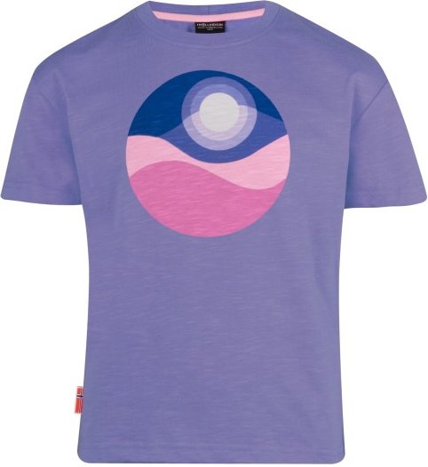 Trollkids - Girl's Halsafjord T-Shirt - T-Shirt Gr 98 lila