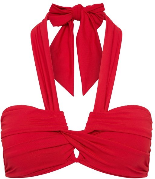 Seafolly - Women's Collective Halter Bandeau - Bikini-Top Gr 42 rot