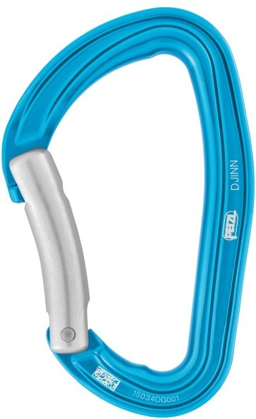 Petzl - Djinn Bent Gate - Schnappkarabiner blau