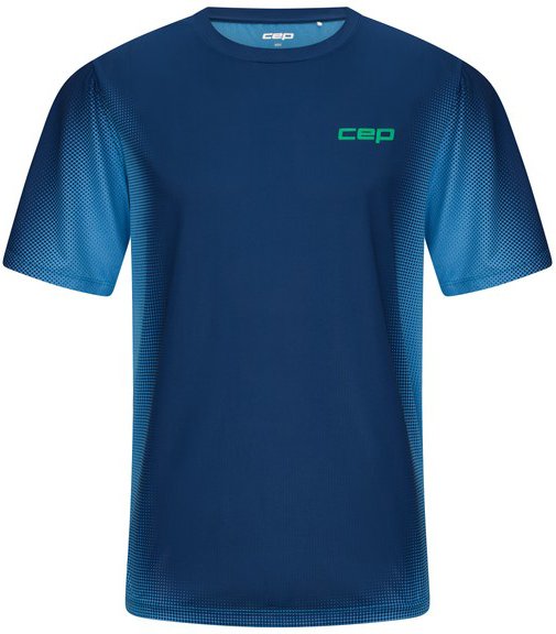 CEP - Run Shirt Short Sleeve - Laufshirt Gr XL blau