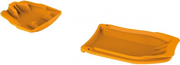 Petzl - Paar Antisnow Leopard Gr One Size orange