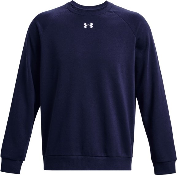 Under Armour - Rival Fleece Crew - Pullover Gr 3XL - Regular blau