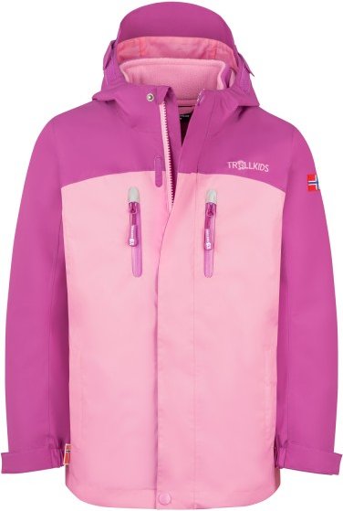 Trollkids - Girl's Bryggen 3in1 Jacket - Doppeljacke Gr 98 rosa
