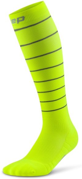 Thumbnail - CEP - Pro Run Reflective Tall 2.0 - Kompressionssocken Gr V grün