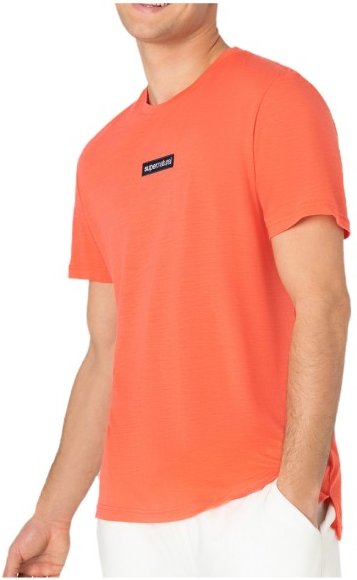 super.natural - New School Tee - Merinoshirt Gr S rot