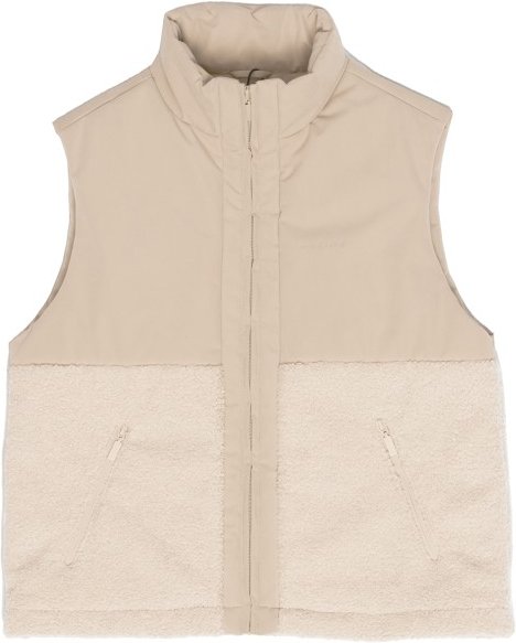 Thumbnail - Mazine - Women's Fabric Blocking Vest - Fleeceweste Gr XL beige