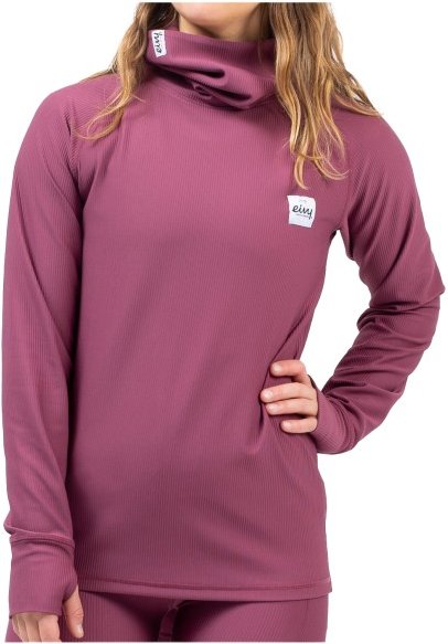 Eivy - Women's Icecold Gaiter Rib Top - Longsleeve Gr M lila