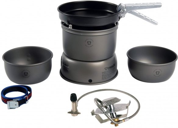 Trangia - 27-3 Sturmkocher mit Primus Gasbrenner - Gaskocher grau